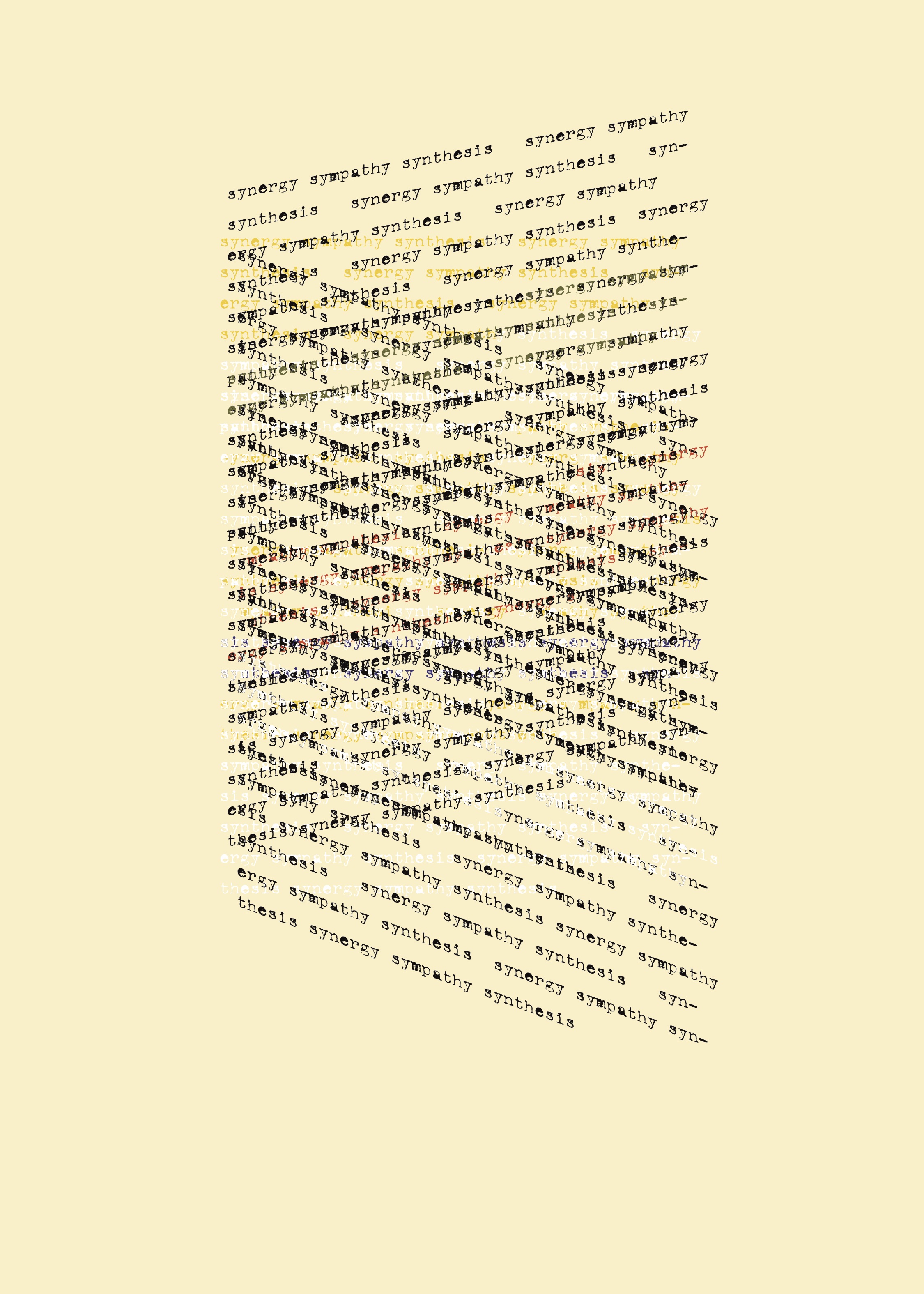 concrete poetry by Reg Beatty from the book Riot of Type
